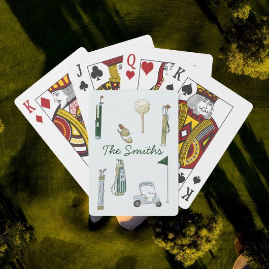 Cartes De Jeu De Golf