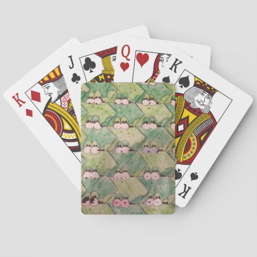 Cartes de jeu de grenouille (dos)