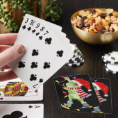 Cartes de jeu de grenouille de Noël (In Situ)