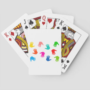 Cartes de jeu de Handprints