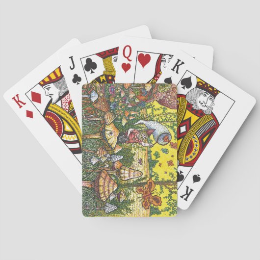 Cartes de jeu de jardin de papillon (dos)