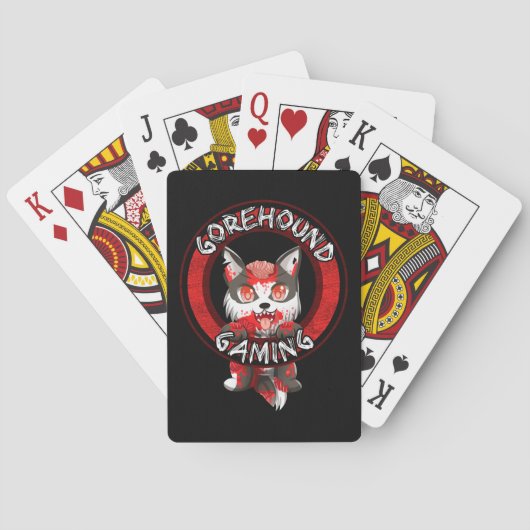 Cartes de jeu de jeu de Gorehound (dos)