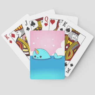 Cartes de jeu de Kawaii Narwhal