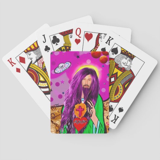 Cartes de jeu de Keanu Jésus (dos)