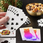 Cartes de jeu de Kitty d'arc-en-ciel (In Situ)