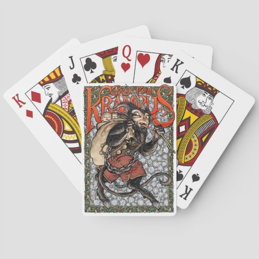 Cartes de jeu de Krampus (dos)