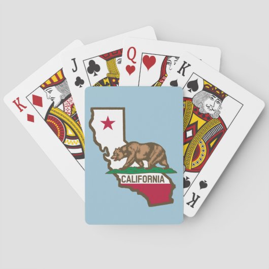 Cartes de jeu de la Californie (dos)