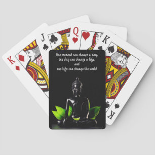 Cartes de jeu de la citation 2 de Bouddha
