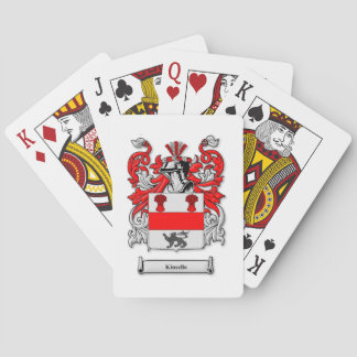 Cartes de jeu de la crête de famille