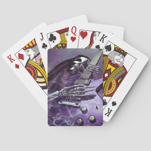 Cartes de jeu de la guitare de la faucheuse (dos)