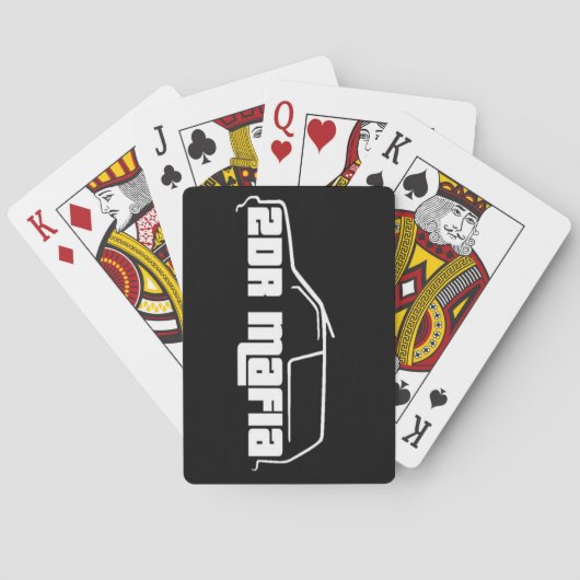 cartes de jeu de la Mafia 2DR (dos)