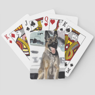 Cartes de jeu de la police K-9