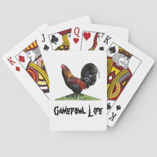 Cartes de jeu de la vie de Gamefowl