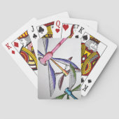 Cartes de jeu de libellule (dos)