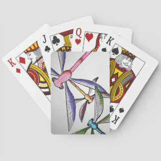 Cartes de jeu de libellule