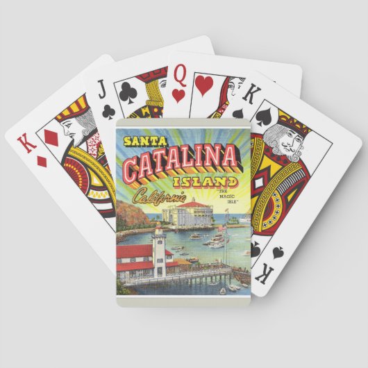 Cartes de jeu de l'île Catalina (dos)