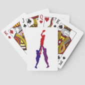Cartes de jeu de Lineout de rugby (dos)