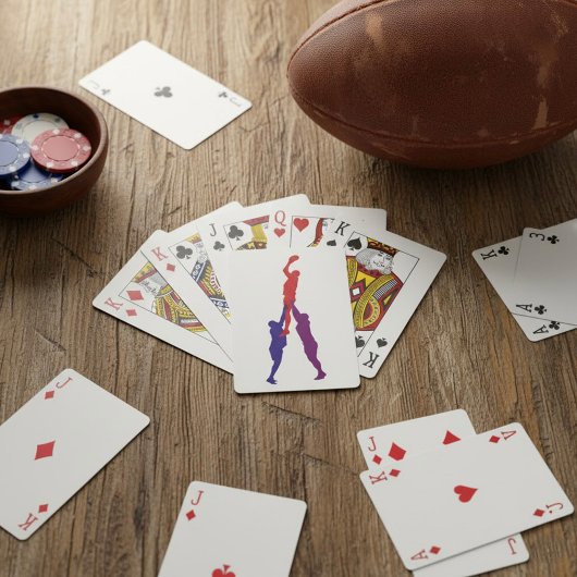 Cartes de jeu de Lineout de rugby
