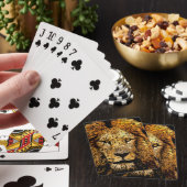Cartes de jeu de lions (In Situ)