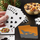 Cartes de jeu de loup d'hurlement (In Situ)