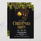 Cartes de Jeu de Noël Gold Black Casino (Devant / Derrière)