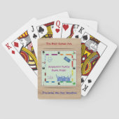Cartes de jeu de nuit de jeu de société décontract (dos)