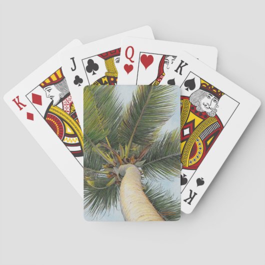 Cartes de jeu de "palmier" de Paul McGehee (dos)