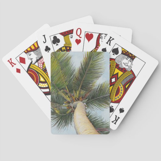 Cartes de jeu de "palmier" de Paul McGehee (dos)