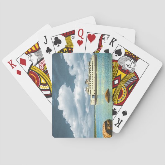 Cartes de jeu de paquebot de Martha's Vineyard (dos)