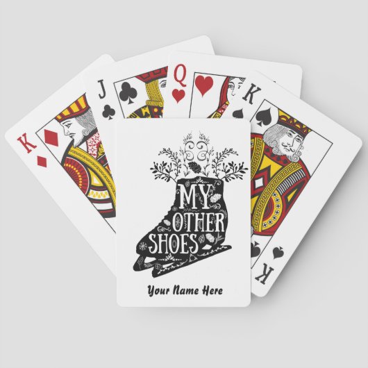 Cartes de jeu de patinage artistique (dos)