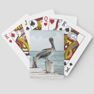 Cartes de jeu de pélican
