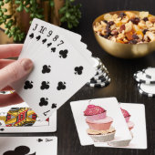 Cartes de jeu de pile de petit gâteau (In Situ)