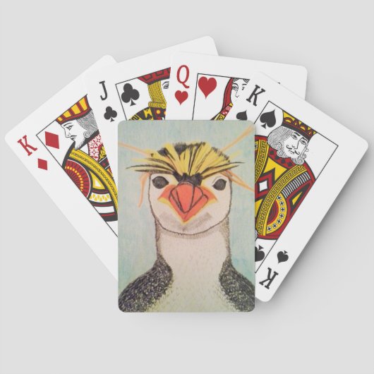Cartes de jeu de pingouin (dos)