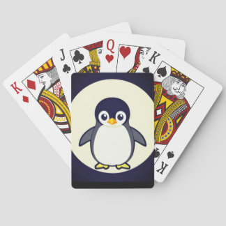 Cartes de jeu de pingouins