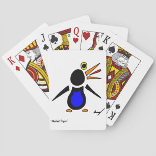 Cartes de jeu de pingouins Abstraites