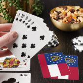 Cartes de jeu de plate-forme avec le drapeau de la (In Situ)