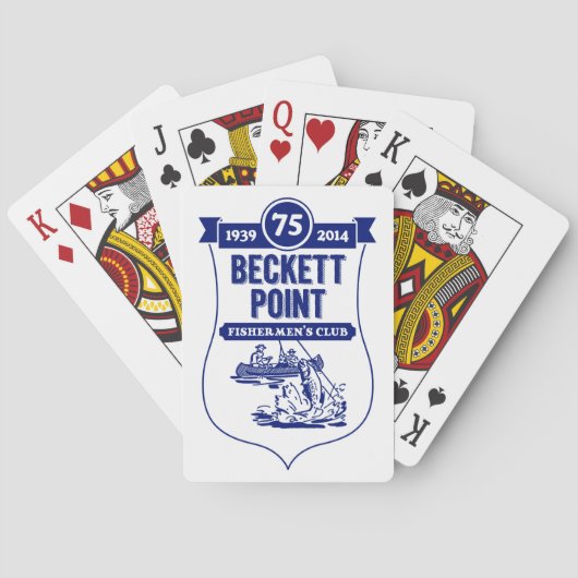 Cartes de jeu de point de Beckett (dos)