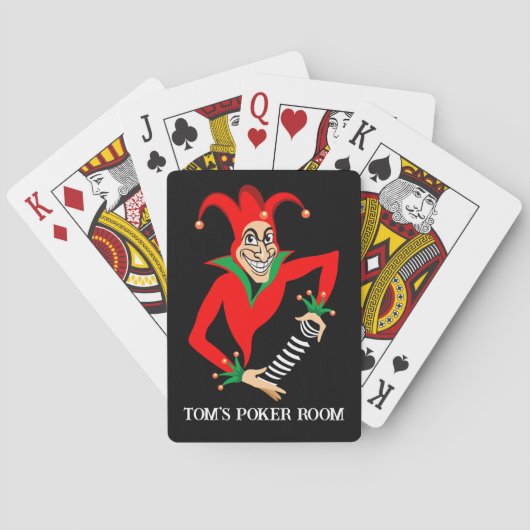 Cartes de jeu de poker - Personnalisable - Poker J (dos)