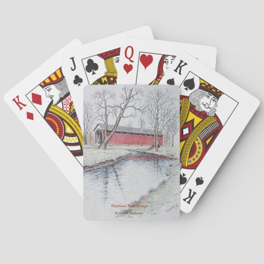 Cartes de jeu de pont de Highland Park (dos)