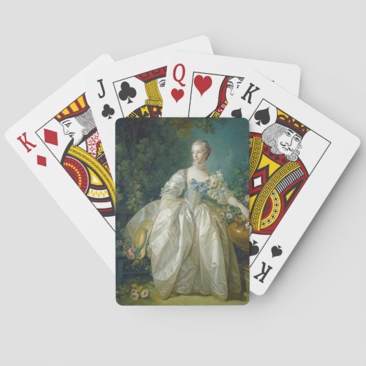 Cartes de jeu de portrait d'art (dos)