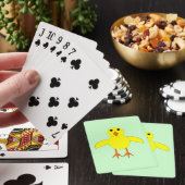 Cartes de jeu de poussins de Pâques mignonnes (In Situ)