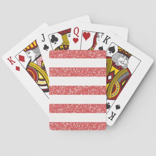 Cartes de jeu de rayures de regard de parties (dos)