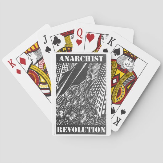 cartes de jeu de révolution d'anarchiste (dos)