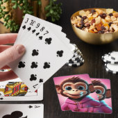 Cartes de jeu de singe de dessin (In Situ)