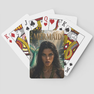 Cartes de jeu de sirène
