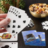 Cartes de jeu de sirène et d'océan (In Situ)
