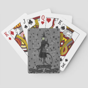 Cartes de jeu de sorcières à vélo