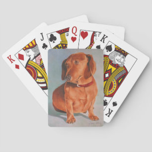 Cartes de jeu de teckel