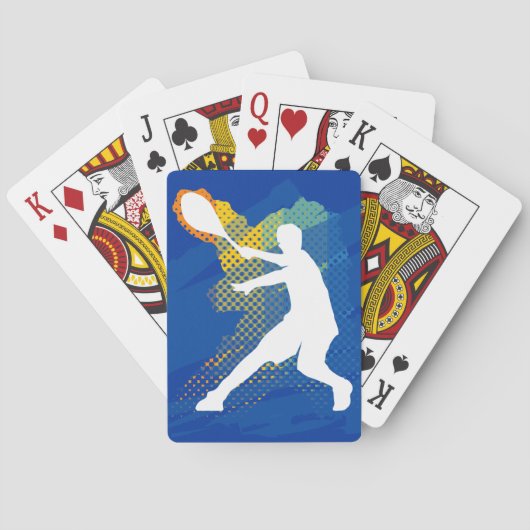 Cartes de jeu de tennis (dos)