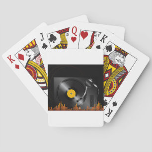 Cartes de jeu de Tourne-disque